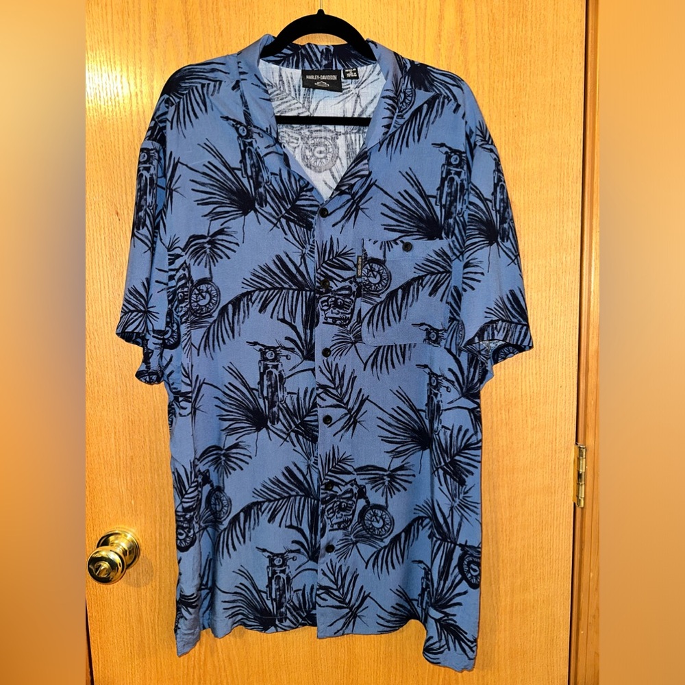 Harley Davidson Hawaiian Shirt
